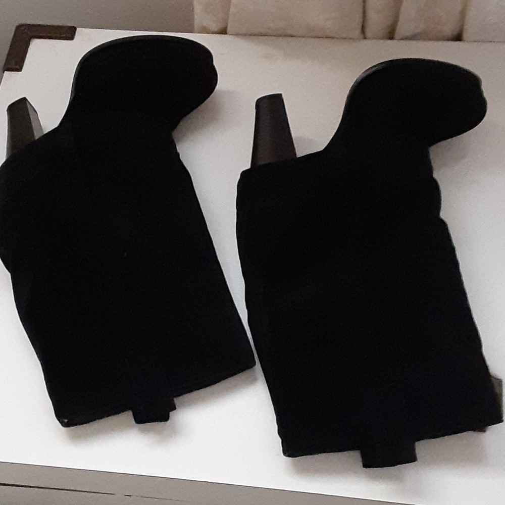 Sleeve boots 5 inch heels